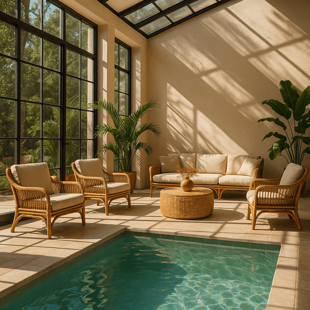 Sunlit lounge